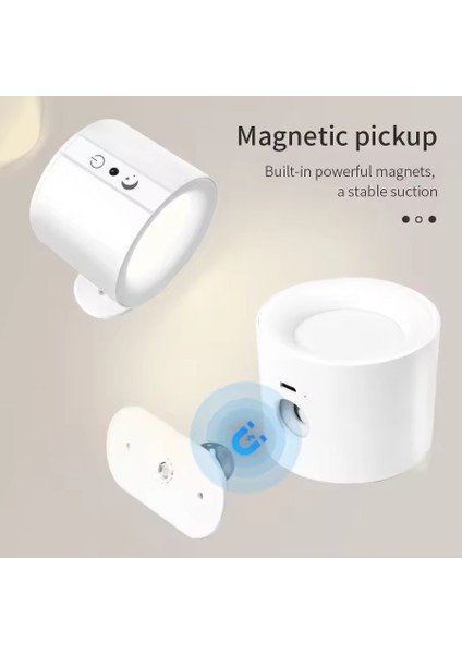 Manyetik LED Gece Lambası Şarj Edilebilir Işıkları Dokunmatik Işık Spot Gece Duvar Lambası fiyatları