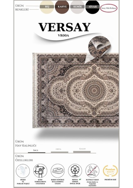 Klasik, Geleneksel Motifli Kaliteli Salon Halısı Versay VR00A