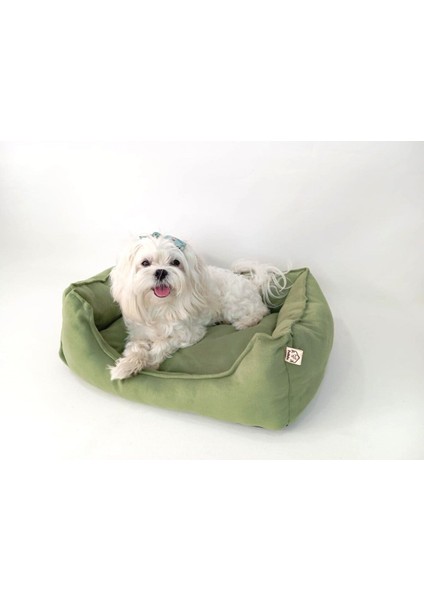 Kedi Köpek Minderi – Yeşil Yumuşak Minder – Yatak