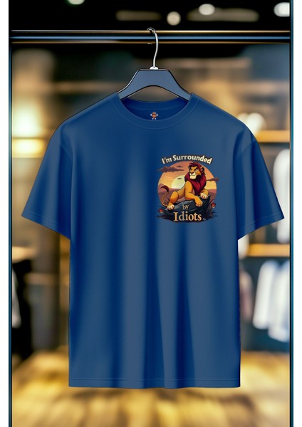 I Am Surrounded %100 Pamuk Premium Kalite Unisex T-Shirt