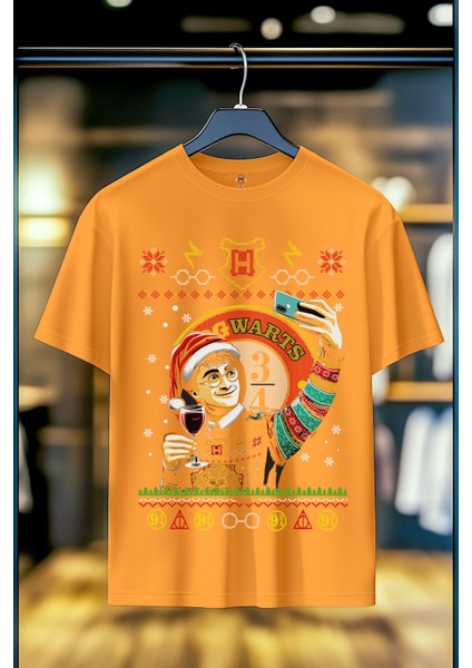 Harry Potter Hogwarts %100 Pamuk Premium Kalite T-Shirt