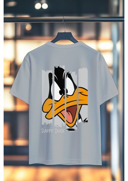 Ducktastic Split %100 Pamuk Premium Kalite Sırt Baskılı T-Shirt