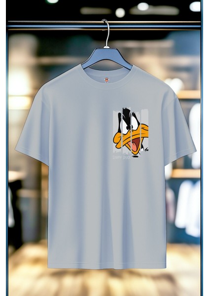 Ducktastic Split %100 Pamuk Premium Kalite Sırt Baskılı T-Shirt fiyatları