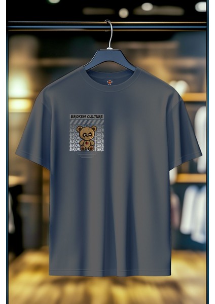 Broken Culture %100 Pamuk Premium Kalite Sırt Baskılı T-Shirt fiyatları