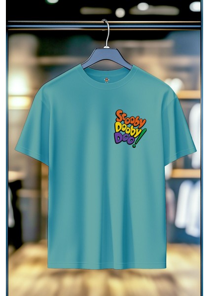 Scooby Doo Sırt Baskılı %100 Pamuk Yetişkin Premium T-Shirt fiyatları