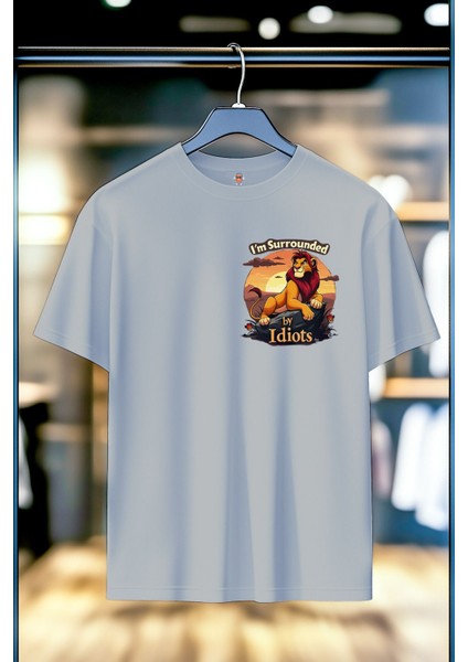 I Am Surrounded %100 Pamuk Premium Kalite Unisex T-Shirt