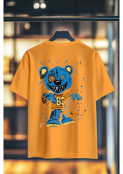Cheerful Clown %100 Pamuk Premium Kalite Sırt Baskılı T-Shirt