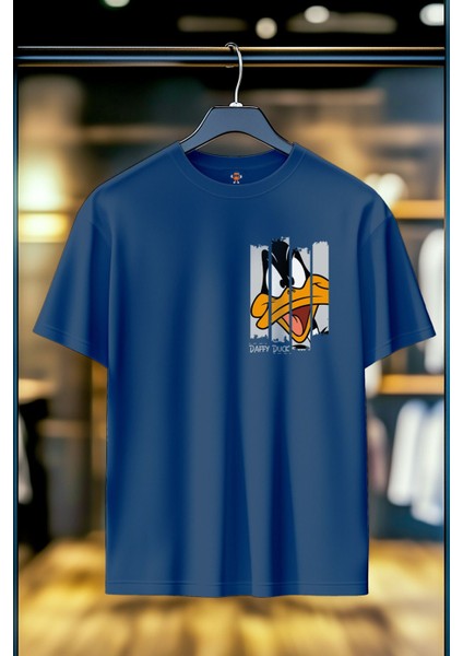 Ducktastic Split %100 Pamuk Premium Kalite Sırt Baskılı T-Shirt fiyatları