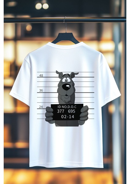 Scooby Prison Break %100 Pamuk Premium Kalite Sırt Baskılı T-Shirt