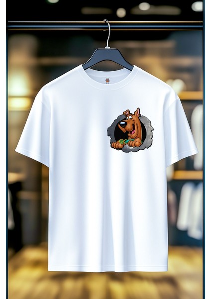 Scooby Prison Break %100 Pamuk Premium Kalite Sırt Baskılı T-Shirt fiyatları