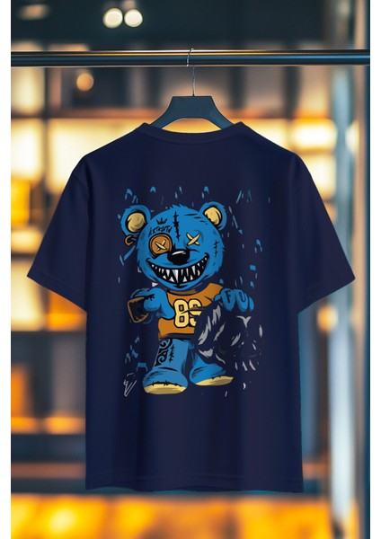 Cheerful Clown %100 Pamuk Premium Kalite Sırt Baskılı T-Shirt