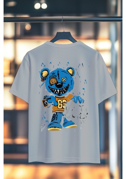 Cheerful Clown %100 Pamuk Premium Kalite Sırt Baskılı T-Shirt