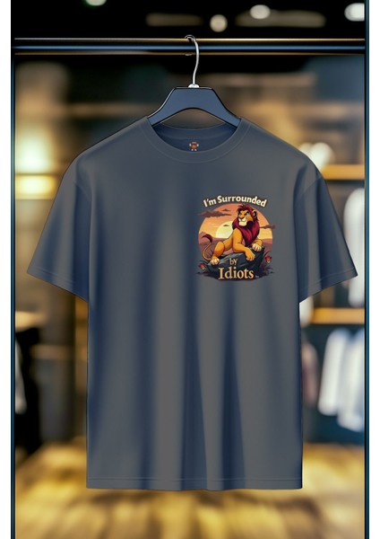 I Am Surrounded %100 Pamuk Premium Kalite Unisex T-Shirt