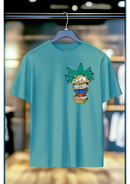 Rick And Morty %100 Pamuk Premium Kalite Sırt Baskılı T-Shirt