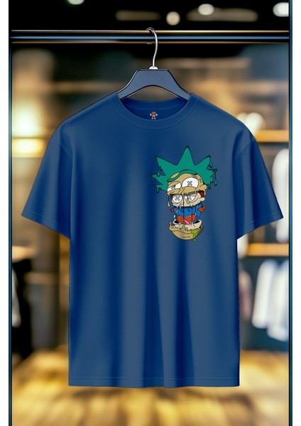 Rick And Morty %100 Pamuk Premium Kalite Sırt Baskılı T-Shirt