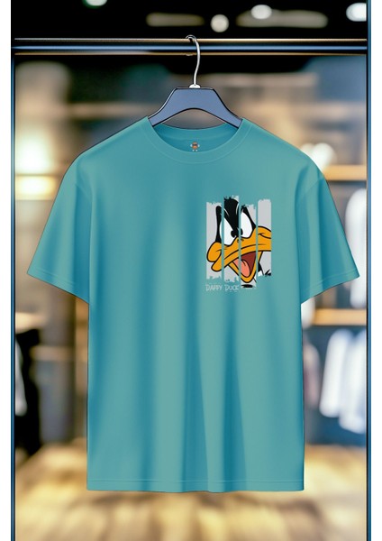 Ducktastic Split %100 Pamuk Premium Kalite Sırt Baskılı T-Shirt fiyatları