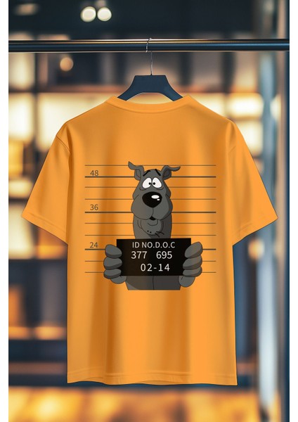 Scooby Prison Break %100 Pamuk Premium Kalite Sırt Baskılı T-Shirt