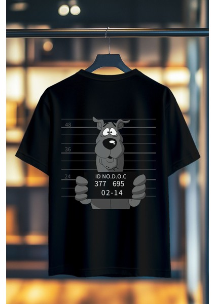 Scooby Prison Break %100 Pamuk Premium Kalite Sırt Baskılı T-Shirt