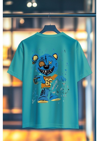 Cheerful Clown %100 Pamuk Premium Kalite Sırt Baskılı T-Shirt