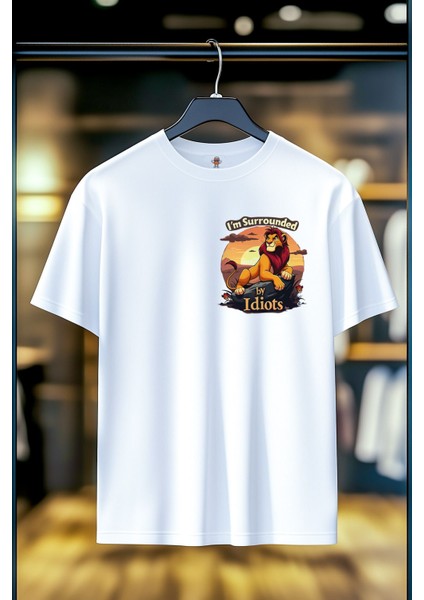 I Am Surrounded %100 Pamuk Premium Kalite Unisex T-Shirt