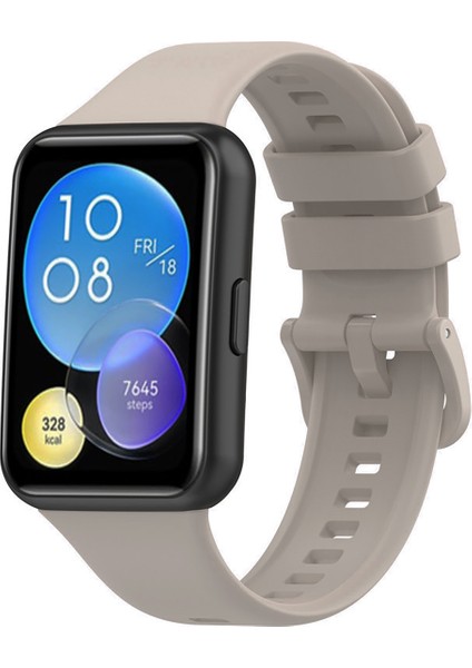 Huawei Watch Fit 2 Uyumlu Kordon Tam Uyumlu Pimli Silikon Kordon Kayış fırsatları