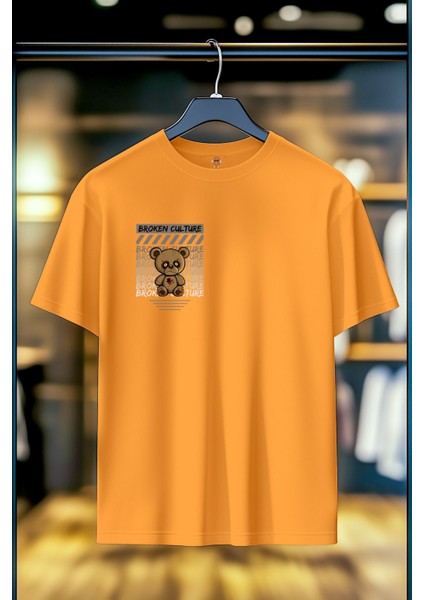 Broken Culture %100 Pamuk Premium Kalite Sırt Baskılı T-Shirt fiyatları