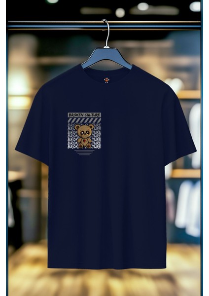 Broken Culture %100 Pamuk Premium Kalite Sırt Baskılı T-Shirt fiyatları