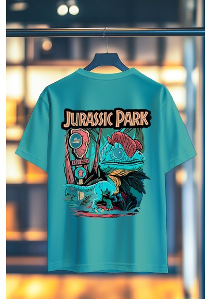 Jurassic Park Lost World Sırt Baskılı %100 Pamuk Premium T-Shirt