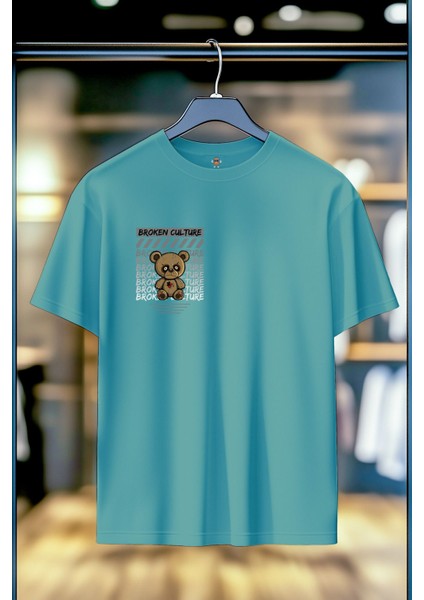 Broken Culture %100 Pamuk Premium Kalite Sırt Baskılı T-Shirt fiyatları