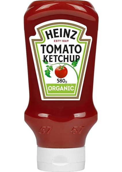 Organik Ketçap 580 gr x 3 Adet