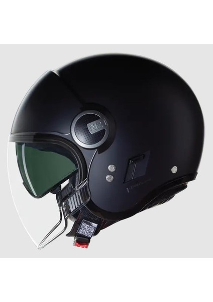 N21 Vısor 06 Classıco 302 Camlı Yarım Kask Mat Siyah fırsatları