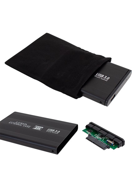 2.5 USB 3.0 Sata HDD Kutusu + 20 cm Kablo + Tornavida Hediyeli (4172)