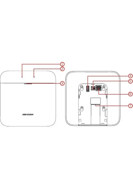Ds-Pr1-We 868 Mhz Kablosuz Alarm Menzil Tekrarlayıcı Mesafe Genişletici (Repeater)