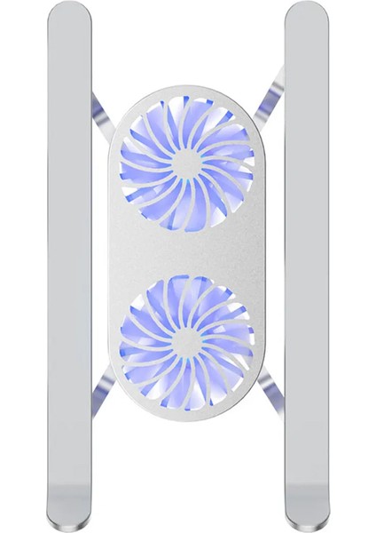 Çift Fanlı Taşınabilir Alüminyum Notebook Soğutucu Stand (4172)