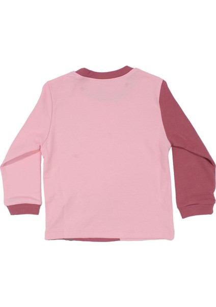 Kız Çocuk Pembe Mor Kelebek Baskılı 2'li Pijama Takımı - 1014740 modelleri