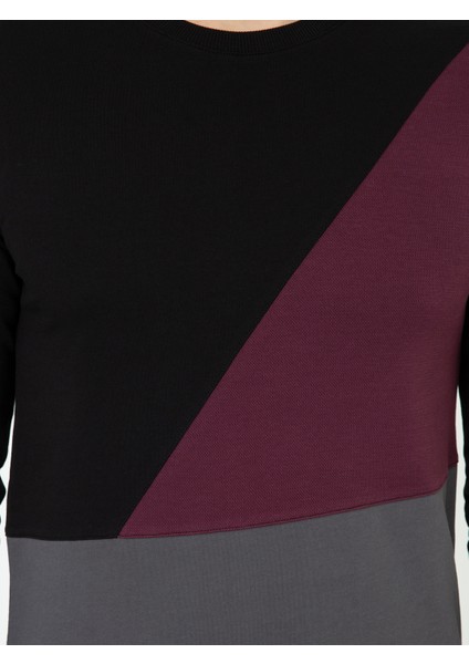 Erkek Siyah Slim Fit Sweatshirt 50246000-VR046