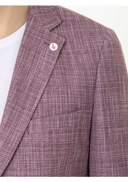 Erkek Bordo Ex. Slim Fit Ceket 50248782-VR014