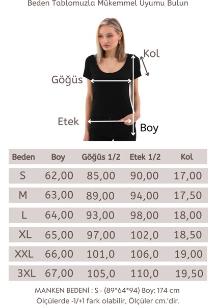 Viskon Dökümlü Dekolte Yaka 2'li Tişört-Siyah-Beyaz indirimleri