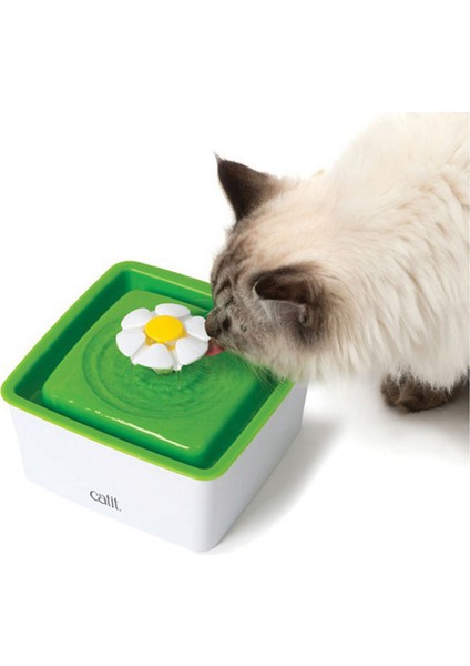 Catit Mini Flower Fountain Çiçekli Filtreli Su Kabı 1,5 Lt Yktsn