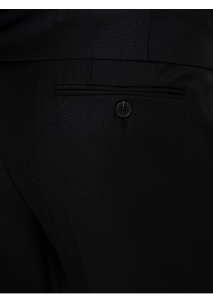 Erkek Siyah Ex. Slim Fit Yelekli Smokin Damatlık 50250819-VR046