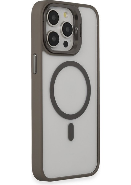 Iphone 14 Pro Kılıf Roblox Lens Magsafe Standlı Kapak - Titan Gri Yktsn