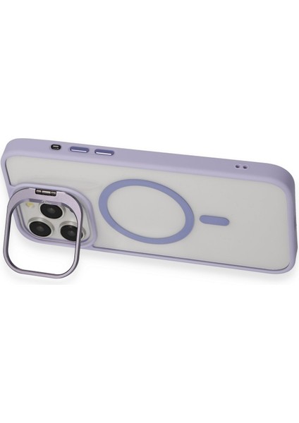 Iphone 14 Pro Kılıf Roblox Lens Magsafe Standlı Kapak - Titan Gri Yktsn