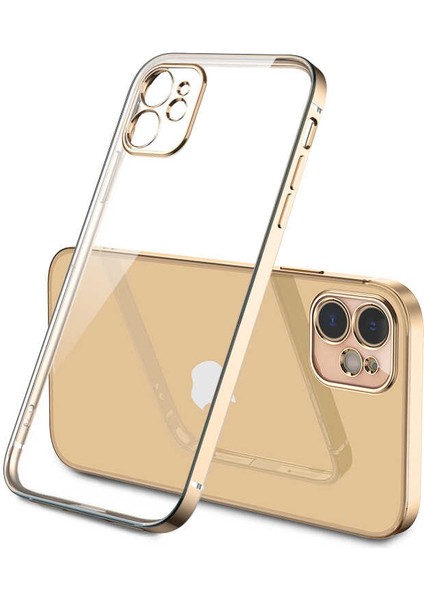 iPhone 11 Kılıf Gbox Matte Electroplated Silikon
