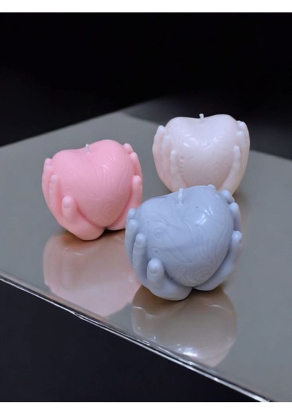 Aşkın Avuçları Soya Wax Mum Doğal