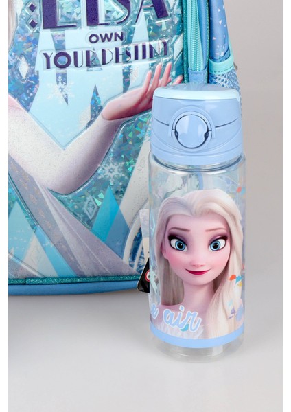 Dekomus Lisanslı Elsa Frozen Own Your Destın "okul Çantası,beslenme Kabı ve 500 ml Trıtan Matara Okul Seti indirimleri