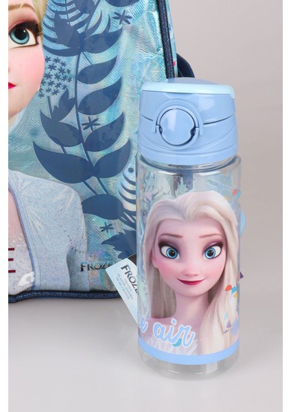 Dekomus Lisanslı Elsa Frozen Tek Bölmeli Küçük Boy 32 cm Anaokul Çantası,beslenme Kabı ve 500 ml Trıtan Matara Okul/kırtasiye Seti fırsatları
