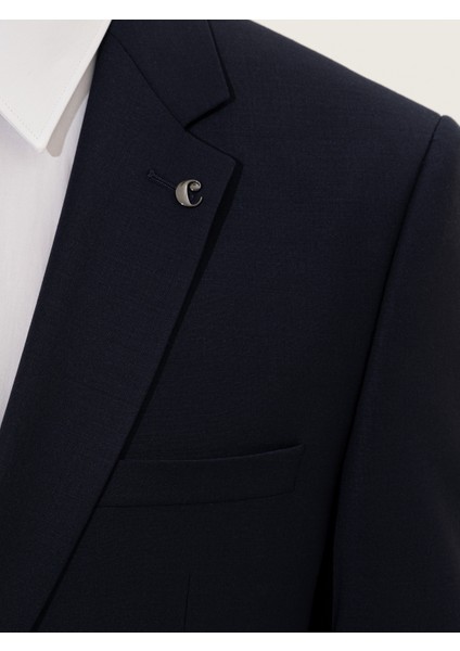 Erkek Lacivert Slim Fit Ceket 50250843-VR033