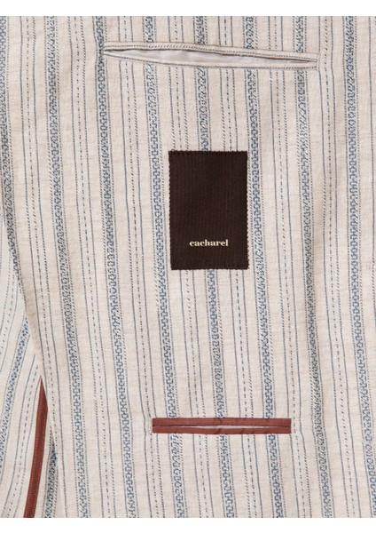 Erkek Mavi Slim Fit Ceket 50247318-VR036