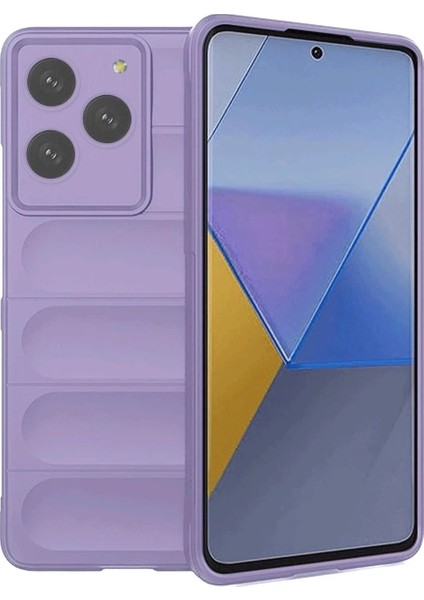 General Mobile Era 50 Kılıf Optimum Silikon - Lila Yktsn
