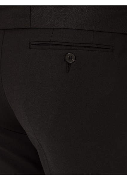 Erkek Siyah Slim Fit Smokin Damatlık 50251817-VR046